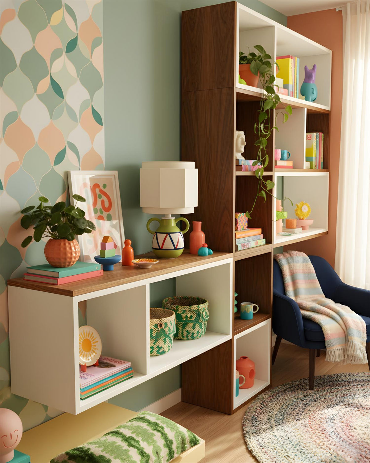 Hand-Thrown Ceramic craftsmanship detail on TwinLoop Curated Hand-Thrown Ceramic Table Lamp