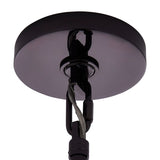 Uroko Curated Mouth-Blown Frosted Glass Chandeli – unlit natural material contrast