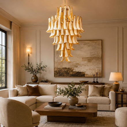 Dravina Glass Petals Pendant Light