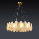 Spanish Alabaster Chandelier View 10 | Vakker Alabaster Halo Chandelier | JINSHE | JINSHE