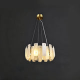 Spanish Alabaster Chandelier View 13 | Vakker Alabaster Halo Chandelier | JINSHE | JINSHE