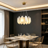 Spanish Alabaster Chandelier View 7 | Vakker Alabaster Halo Chandelier | JINSHE | JINSHE
