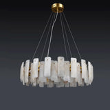 Spanish Alabaster Chandelier View 9 | Vakker Alabaster Halo Chandelier | JINSHE | JINSHE