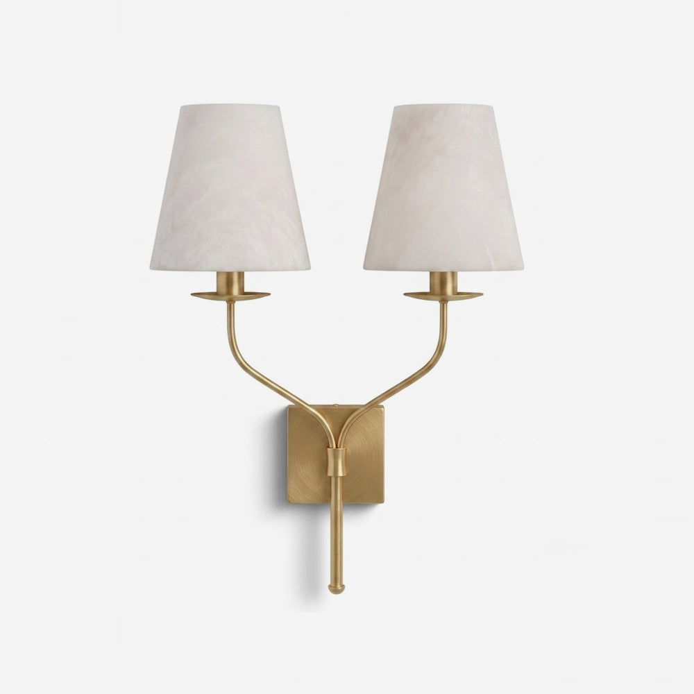 Valenora Alabaster Curated Alabaster Wall Sconce – Alabaster Wall Sconce