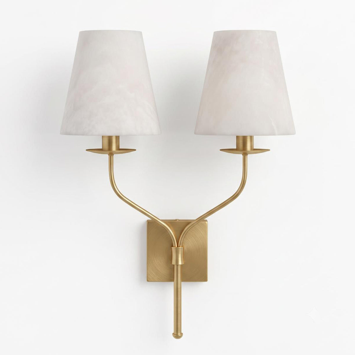 Valenora Alabaster Curated Alabaster Wall Sconce – W 36cm × H 46cm  W 14.1 × H 18.1 finish configuration