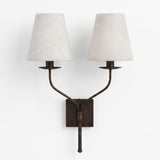 Valenora Alabaster Curated Alabaster Wall Sconce – W 36cm × H 46cm  W 14.1 × H 18.1 finish configuration #1