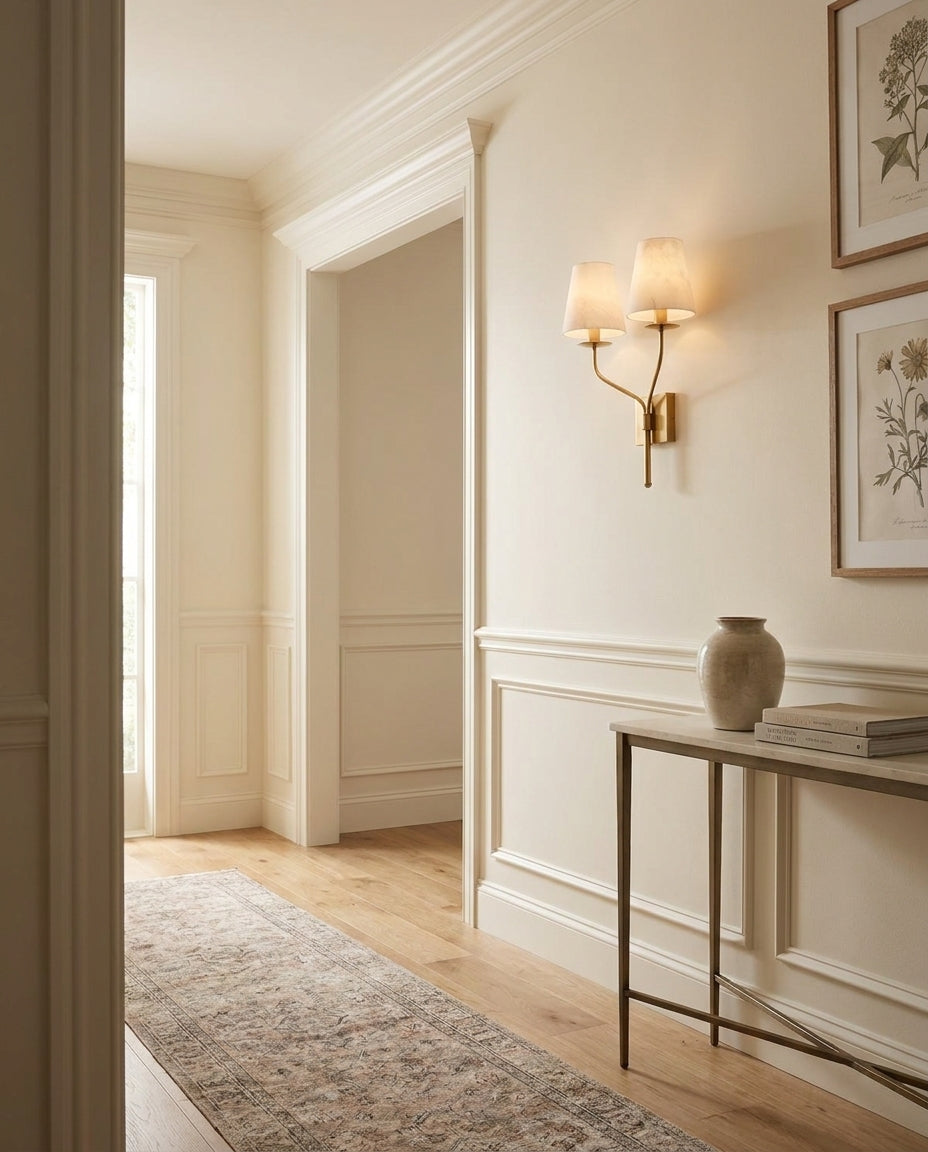 Valenora Alabaster Curated Alabaster Wall Sconce