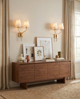 Valenora Alabaster Curated Alabaster Wall Sconce – illuminated warm ambiance setting