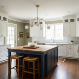 Valentina Arc Curated Mouth-Blown Frosted Glass installed in residential dining space