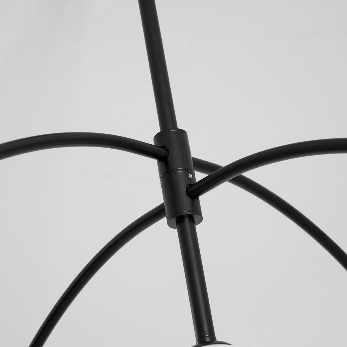 Valentina Arc Curated Mouth-Blown Frosted Glass – side angled contour profile