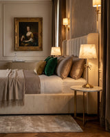 Valerine Sculpted Alabaster Table Lamp – architectural ceiling profile