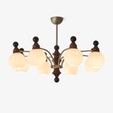 Valerio Curated Mouth-Blown Frosted Glass Chande – Mouth-Blown Frosted Glass Chandelier