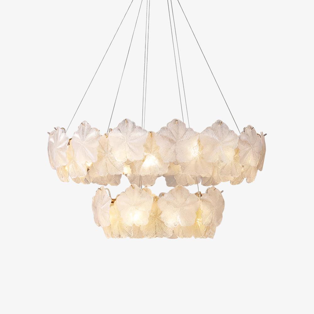 Valery Curated Mouth-Blown Frosted Glass Chandel – Mouth-Blown Frosted Glass Chandelier