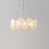 Valery Curated Mouth-Blown Frosted Glass Chandel – ∅ 19.6 x H 7.8  Dia 50cm x H 20cm finish configuration
