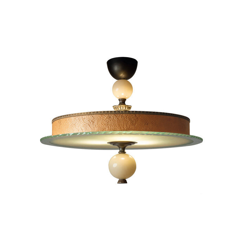 Valnero Curated Mouth-Blown Frosted Glass Flush – Dia 50cm x H 36cm  ∅ 19.6 x H 14.1 finish configuration