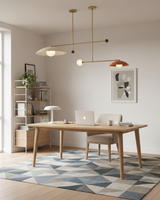Vastrelle Curated Solid Brass Chandelier – dimensional scale reference