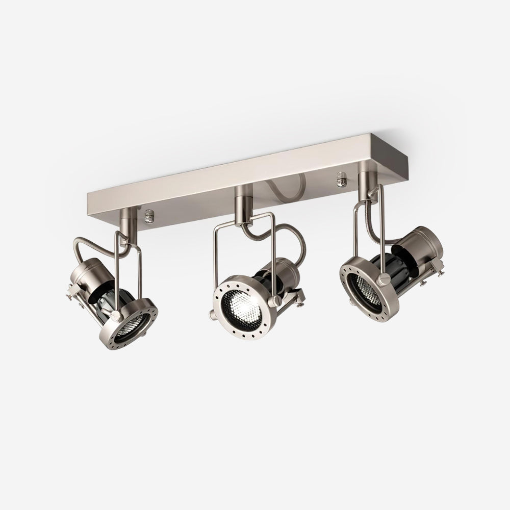 Vector Orbit Track Lighting Curated Brushed Nick – Brushed Nickel Iron Flush Mount Ceiling Light