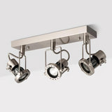 Vector Orbit Track Lighting Curated Brushed Nick – 3 Heads Dia 31cm x H 17cm  ∅ 12.2 x H 6. finish configuration