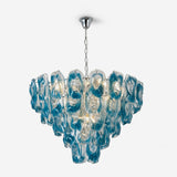 Velisse Curated Mouth-Blown Frosted Glass Chande – Mouth-Blown Frosted Glass Chandelier