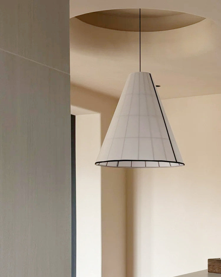 Vellmont Curated Finished Iron Pendant Light – dimensional scale reference