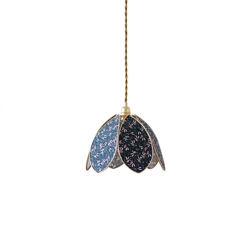 Velmira Curated Iron & Glass Pendant Light – Dia 23cm x H 21cm ∅ 9.1 x H 8.3 finish configuration