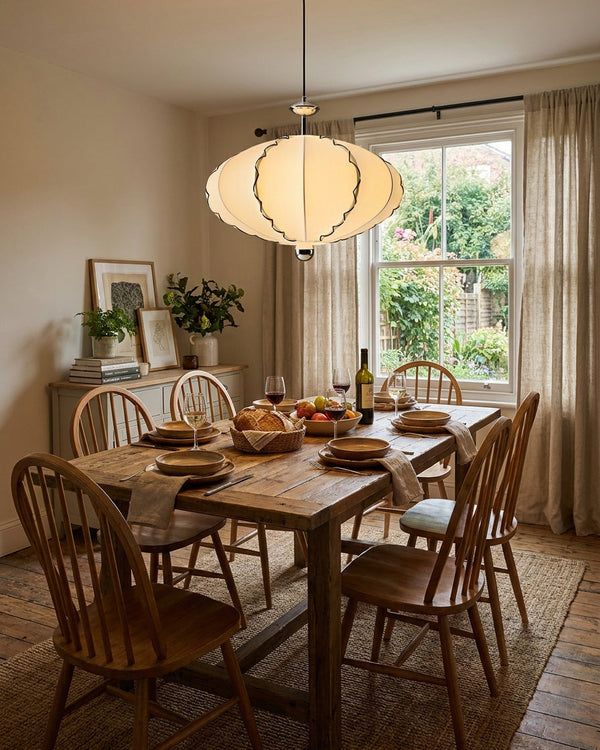 Velmira Curated Iron & Glass Pendant Light