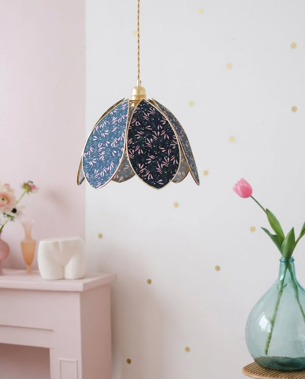 Velmira Curated Iron & Glass Pendant Light