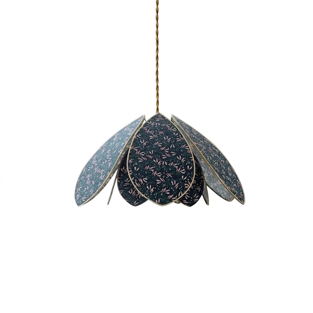Velmira Curated Iron & Glass Pendant Light – ∅ 21.7 x ∅ 12.6 x H 15.7 finish configuration