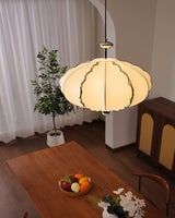 Velmira Curated Iron & Glass Pendant Light – dimensional scale reference