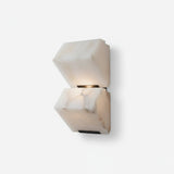 Velora Alabaster Curated Alabaster Wall Sconce – Alabaster Wall Sconce