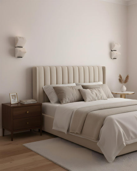 Velora Alabaster Wall Sconce