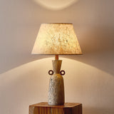 Velric Curated Yellow Travertine Table Lamp – Dia 30cm x H 47cm ∅ 11.8 x H 18.5 finish configuration #1 #2 #3 #4 #5