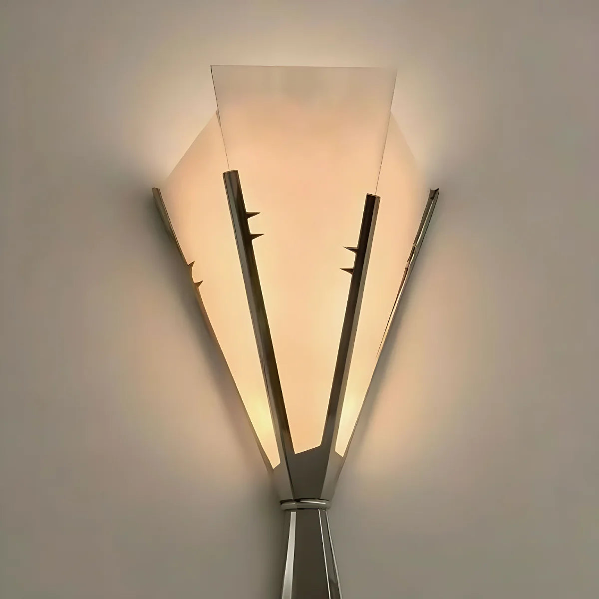 Aluminum Wall Lamp View 9 | Veltris Bouquet Wall Sconce | Imported Spanish Marble & Aluminum | JINSHE | JINSHE