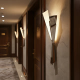 Aluminum Wall Lamp View 3 | Veltris Bouquet Wall Sconce | Imported Spanish Marble & Aluminum | JINSHE | JINSHE