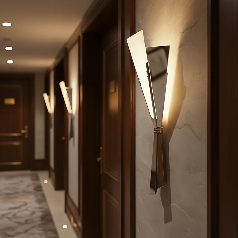 Veltris Alabaster Wall Sconce - View 4