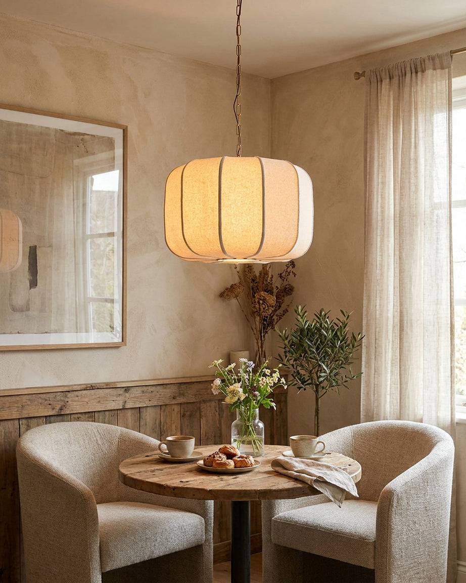 Velune Curated Solid Brass Pendant Light – structural canopy joint detail