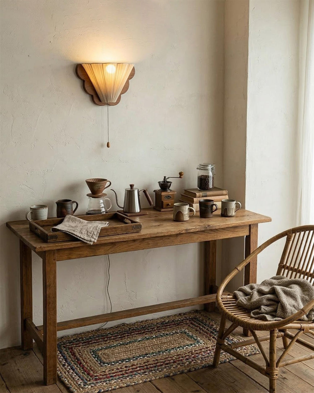 Velune Curated Solid Hardwood Wall Sconce