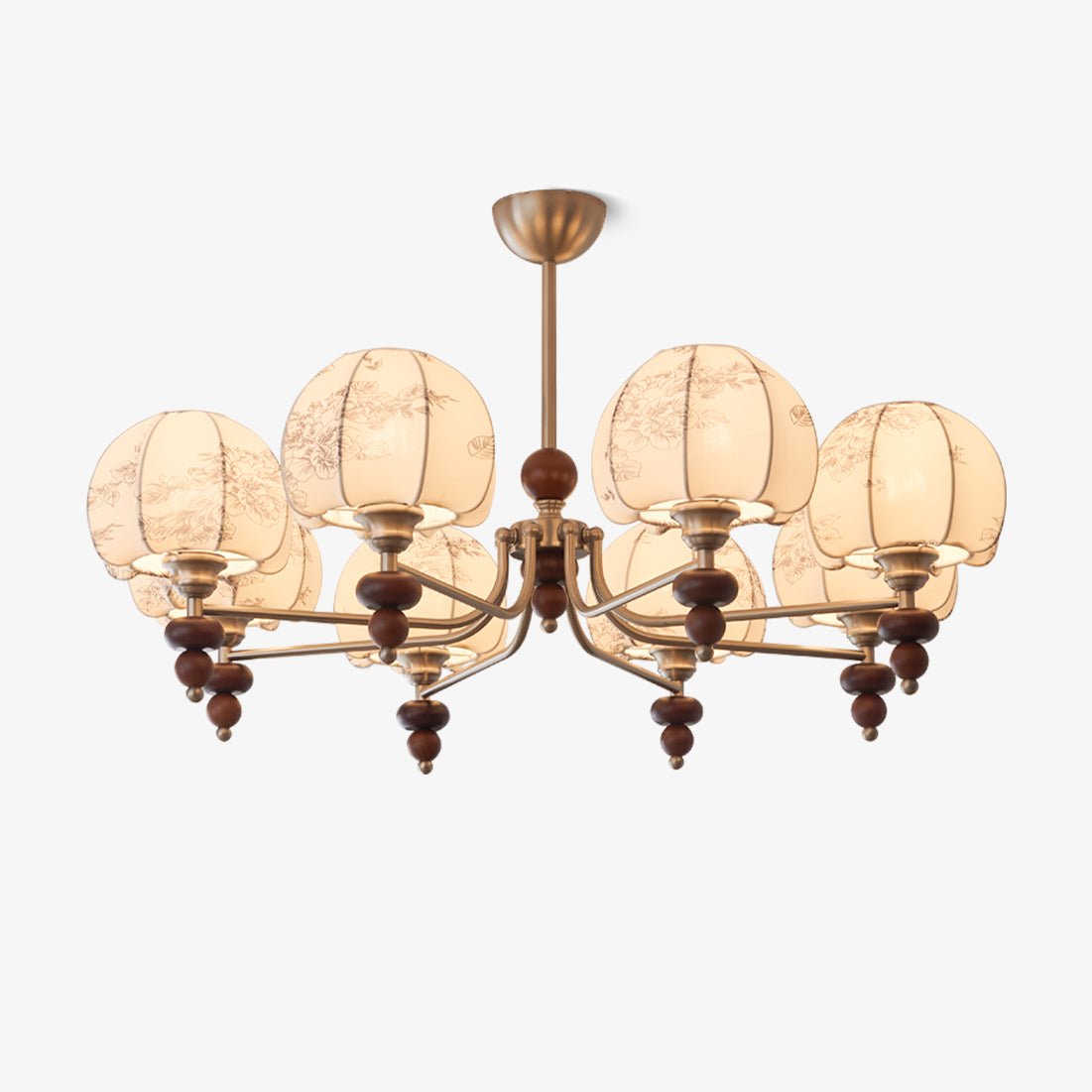 Velvet Petal Chandelier – Handcrafted Architectural Luxury Lighting Fixture