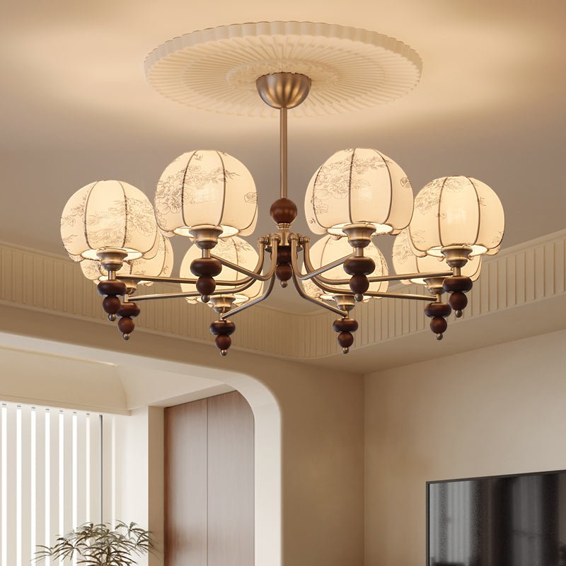 Velvet Petal Chandelier – Ambient Illumination in Luxury Interior Setting View 5
