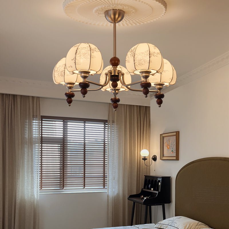 Velvet Petal Chandelier – Ambient Illumination in Luxury Interior Setting View 6