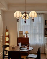 Velvet Petal Chandelier – Ambient Illumination in Luxury Interior Setting View 10