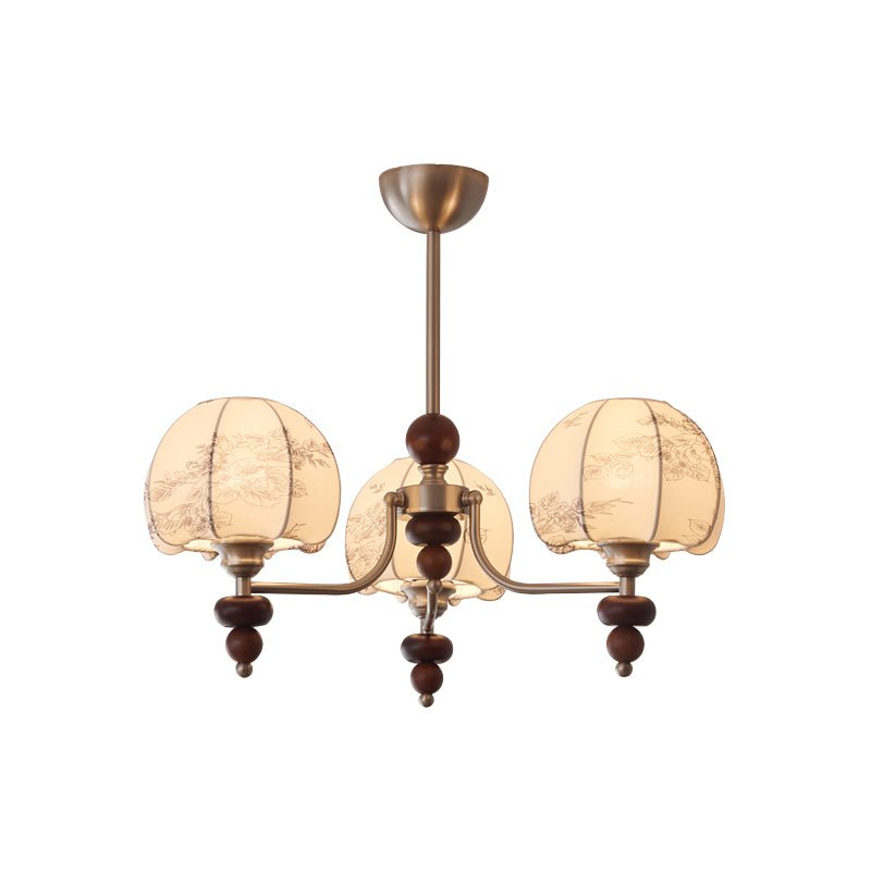 Velvet Petal Chandelier – Ambient Illumination in Luxury Interior Setting View 13