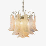 Colorful Murano Style Chandelier – Ambient Illumination in Luxury Interior Setting View 8