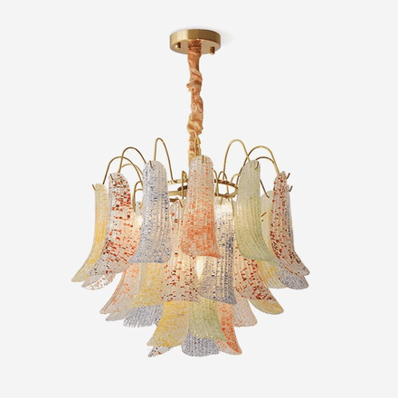 Colorful Murano Style Chandelier