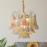 Colorful Murano Style Chandelier – Ambient Illumination in Luxury Interior Setting View 4