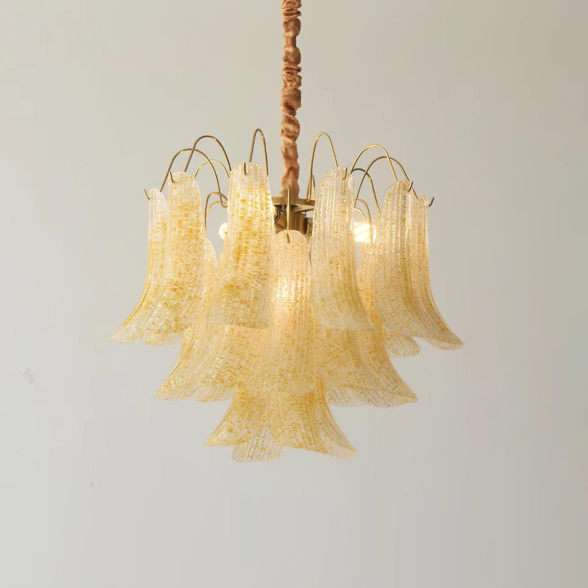 Colorful Murano Style Chandelier – Ambient Illumination in Luxury Interior Setting View 18