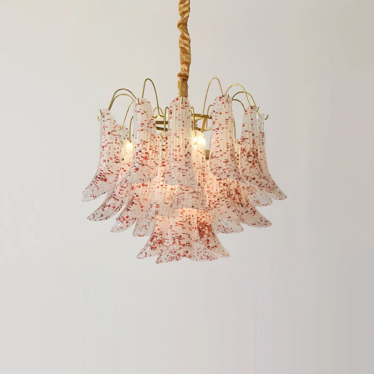 Colorful Murano Style Chandelier – Ambient Illumination in Luxury Interior Setting View 19