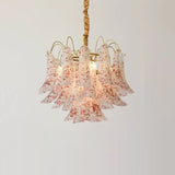 Colorful Murano Style Chandelier – Ambient Illumination in Luxury Interior Setting View 19
