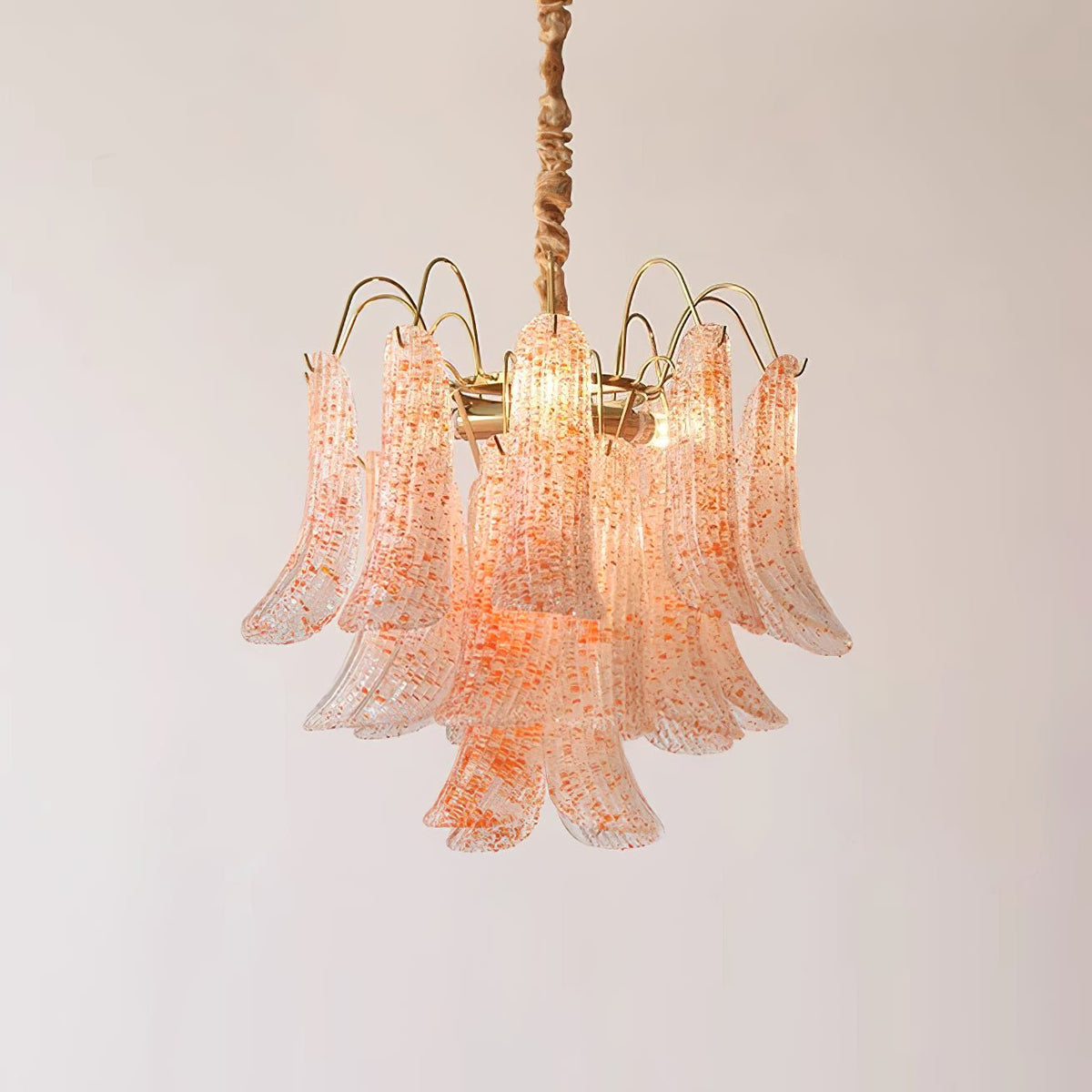 Colorful Murano Style Chandelier – Ambient Illumination in Luxury Interior Setting View 20