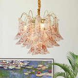 Colorful Murano Style Chandelier – Ambient Illumination in Luxury Interior Setting View 5